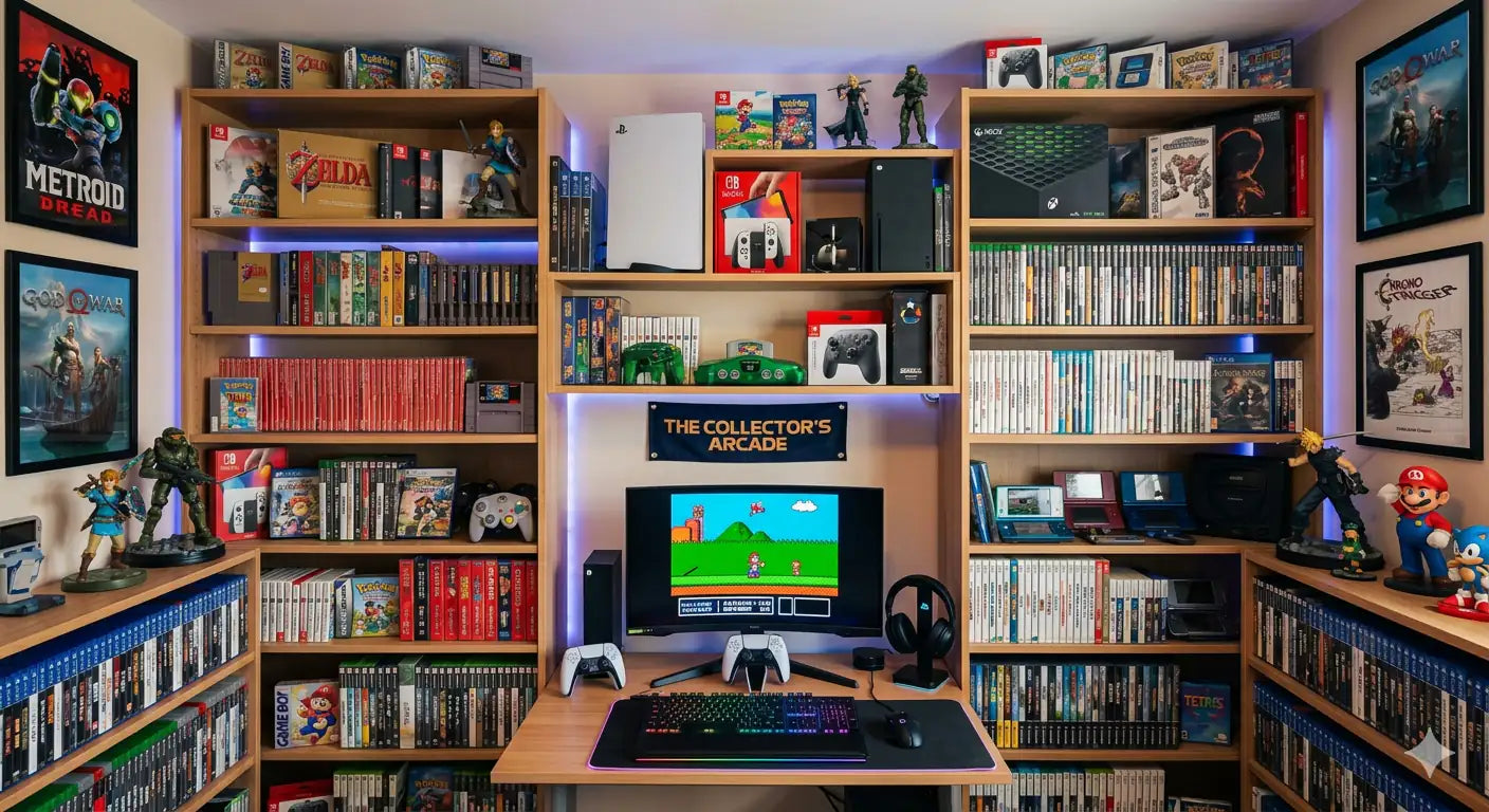 Collezione Videogiochi: titoli per PS5, PS4, Switch, Switch 2, Xbox e PC.