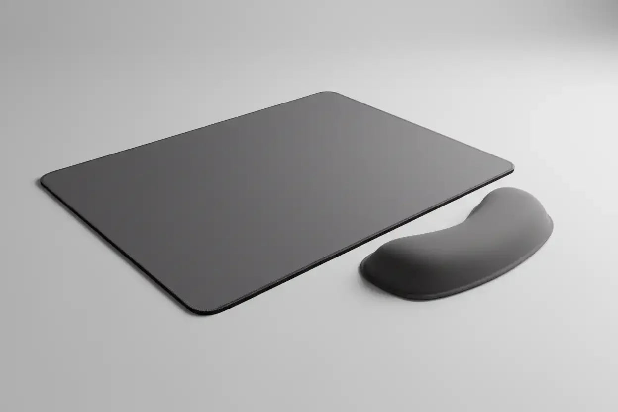 Mouse pad e supporto polsi per computer