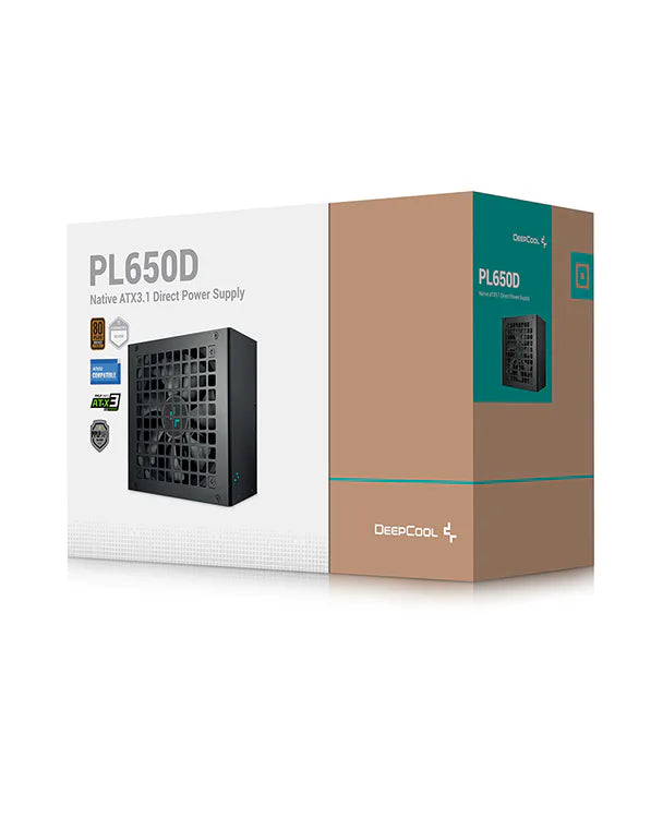 DEEPCOOL ALIMENTATORI 650W BRONZE 80 PLUS ATX 3.1 R-PL650D-FC0B-EU V2
