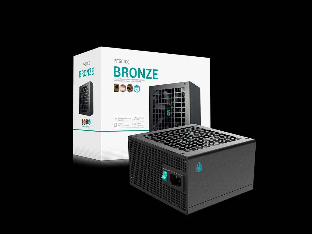 GAMER STORM ALIM. PF-600X 600W 80+ BRONZE  (BY DEEPCOOL)