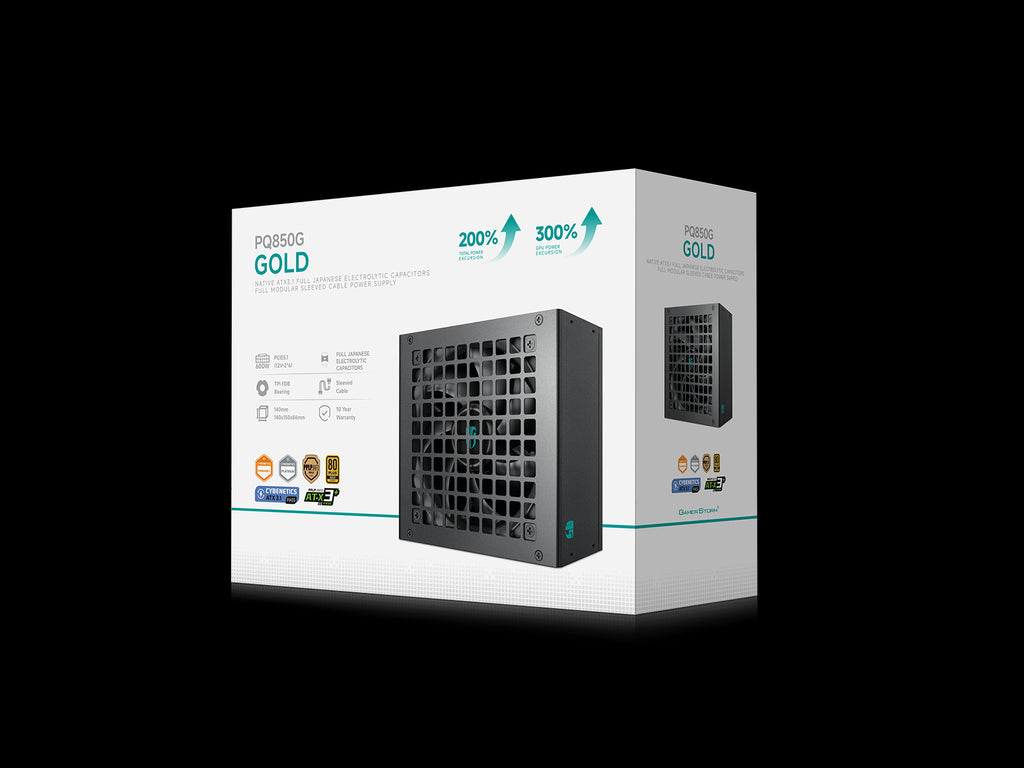 GAMER STORM ALIM. PQ850G 850W 80+GOLD ATX3.1 FMOD (BY DEEPCOOL)
