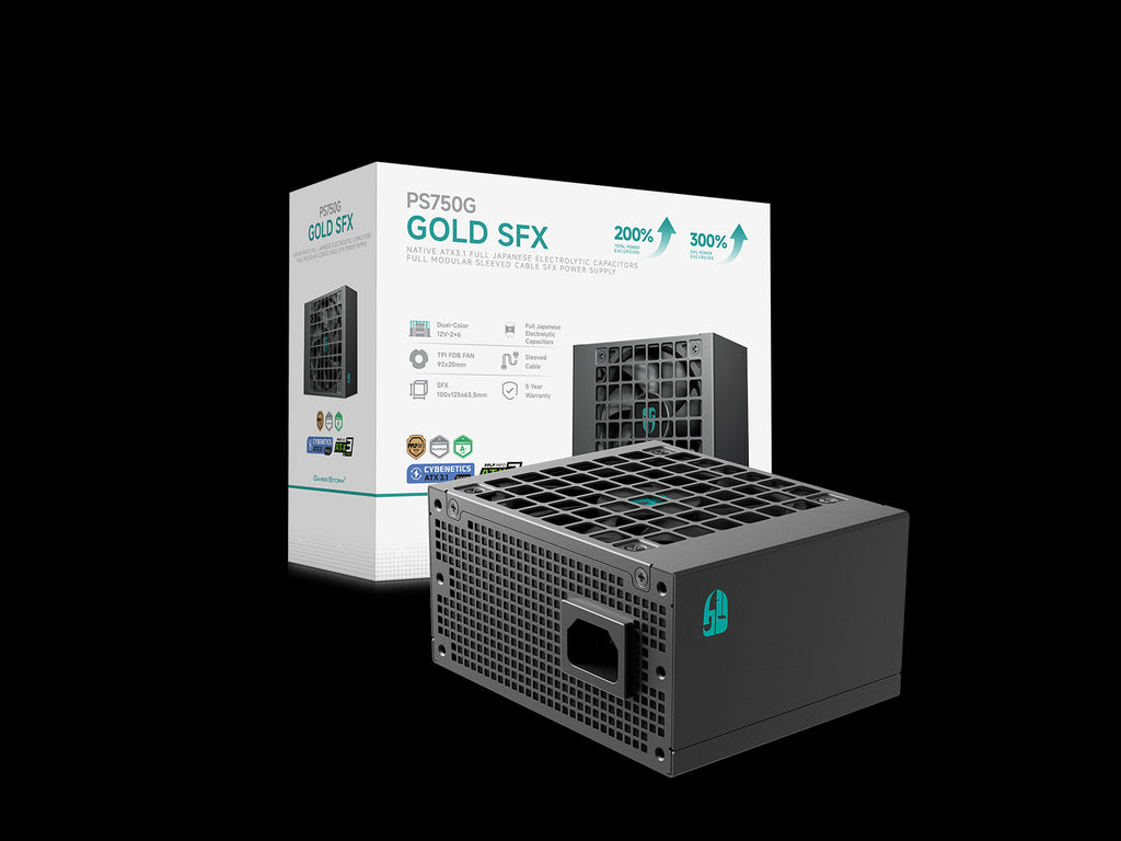 GAMER STORM ALIM. PS-750G 750W SFX ATX 3.1 CONDENSATORI ELETTROLITICI GIAPP