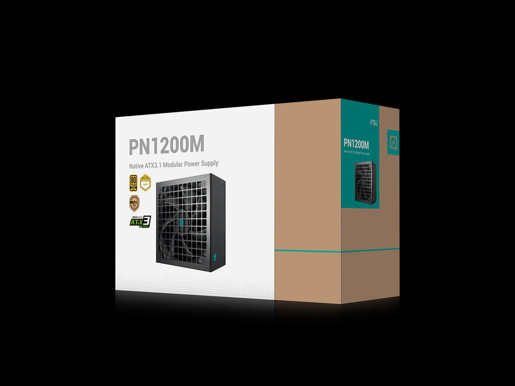 GAMER STORM ALIM. PN1200-M 1200W GOLD ATX3.1 PCIe 5.1 F.MODULARE (BY DEEPCO