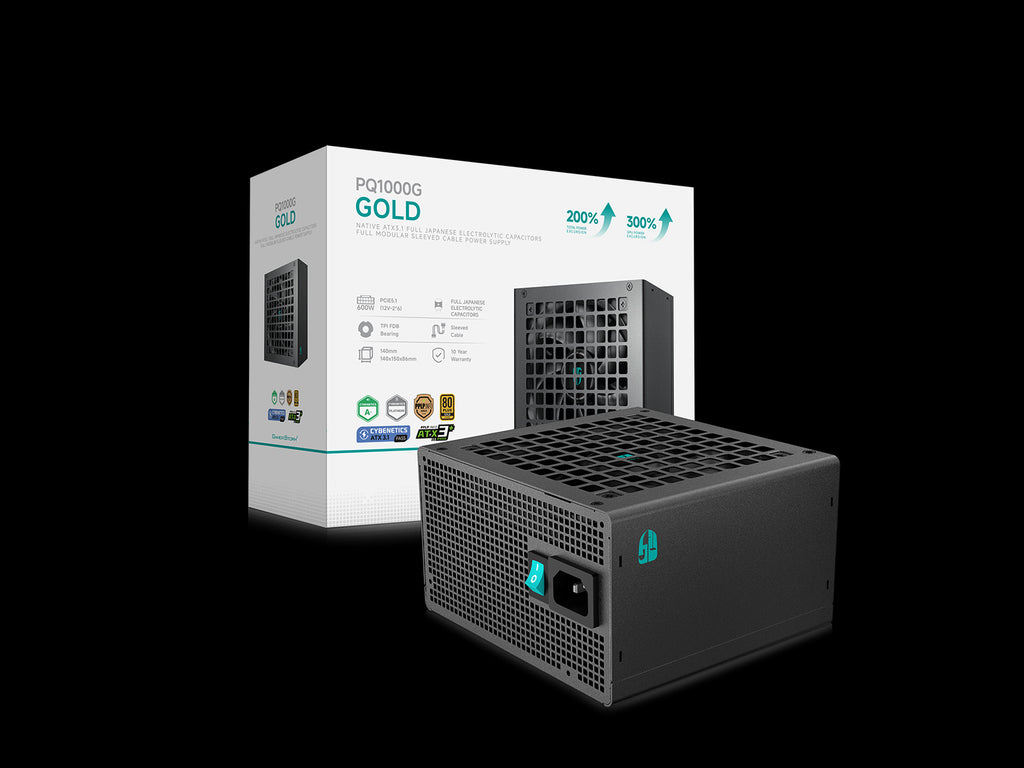 GAMER STORM ALIM. PQ1000-G 1000W GOLD ATX3.1 F.MODULARE (BY DEEPCOOL)
