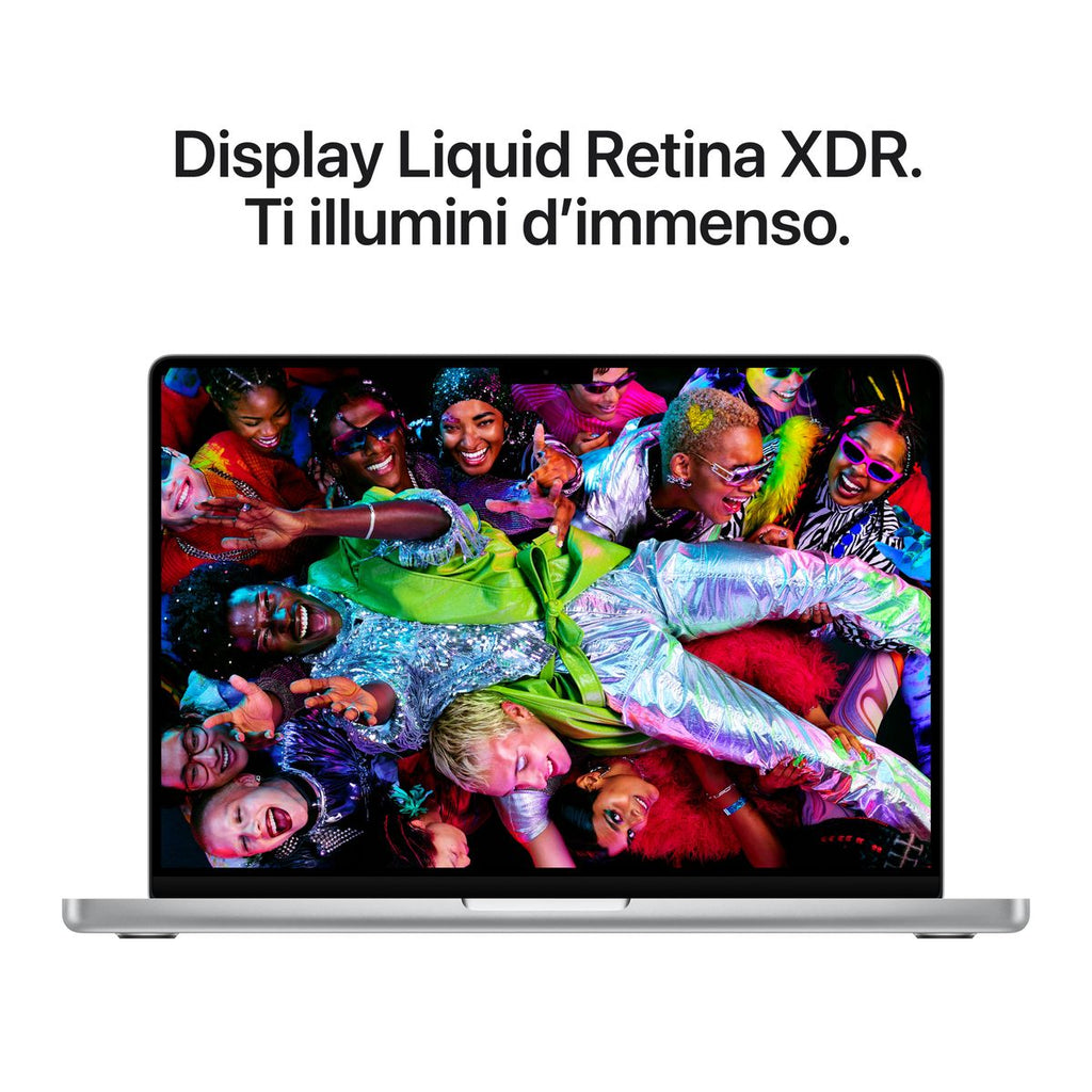 Apple MacBook Pro 14 pollici Silver con chip M5 Pro 18‑core CPU e 20‑core GPU, 24GB di memoria e SSD 2TB, display Liquid Retina XDR mazzotta.store