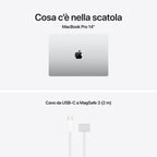 Apple MacBook Pro 14 pollici Silver con chip M5 Pro 18‑core CPU e 20‑core GPU, 24GB di memoria e SSD 2TB, display Liquid Retina XDR mazzotta.store