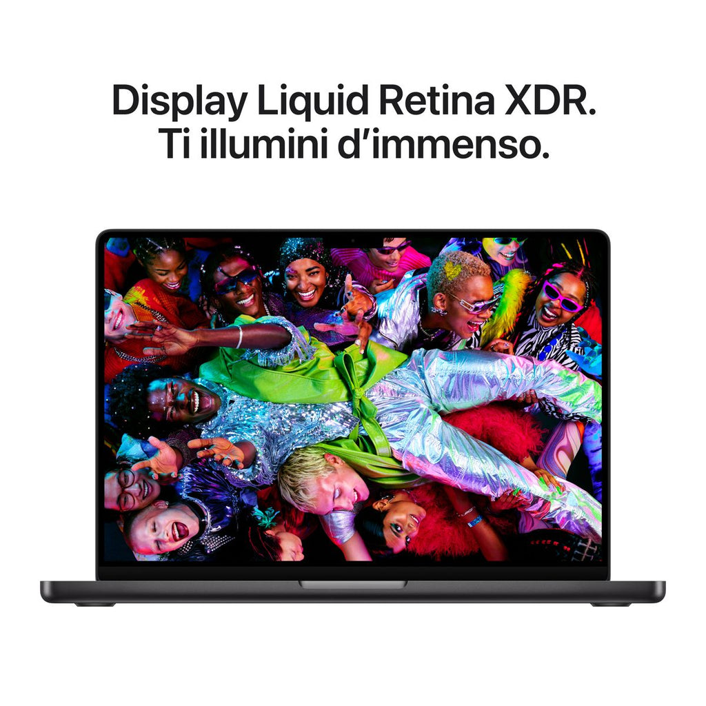 Apple MacBook Pro 14 pollici Space Black con chip M5 Max 18‑core CPU e 32‑core GPU, 36GB di memoria e SSD 2TB, display Liquid Retina XDR mazzotta.store