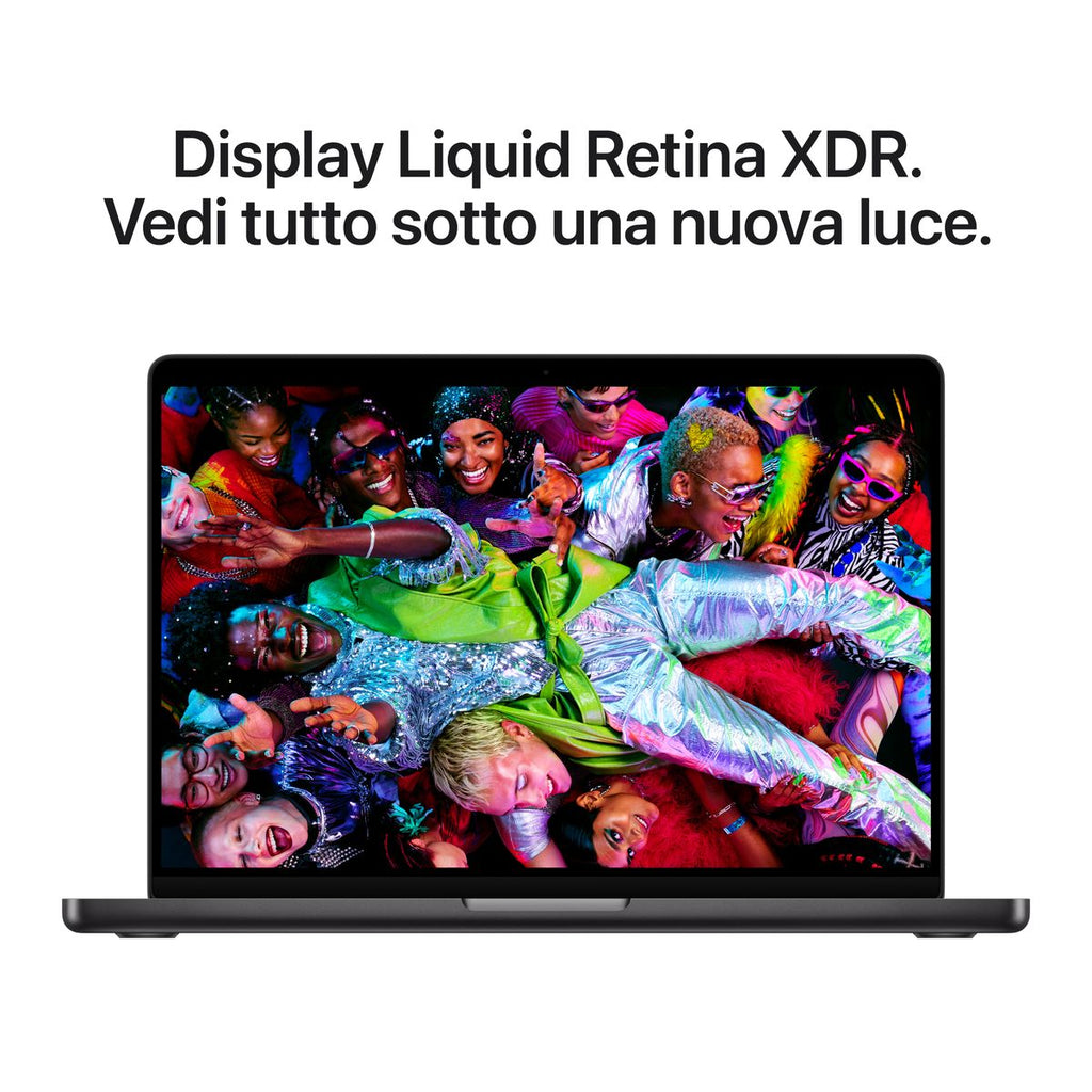 Apple MacBook Pro 14 pollici Space Black con chip M5 10‑core CPU e 10‑core GPU, 16GB di memoria e SSD 1TB, display Liquid Retina XDR mazzotta.store