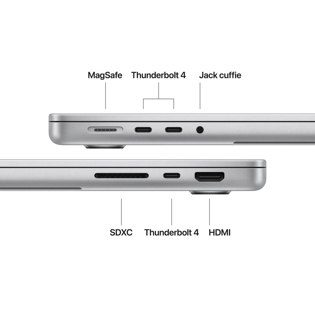 Apple MacBook Pro 14 pollici Silver con chip M5 10‑core CPU e 10‑core GPU, 16GB di memoria e SSD 1TB, display Liquid Retina XDR mazzotta.store