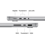Apple MacBook Pro 14 pollici Silver con chip M5 10‑core CPU e 10‑core GPU, 16GB di memoria e SSD 1TB, display Liquid Retina XDR mazzotta.store