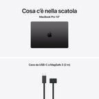 Apple MacBook Pro 14 pollici Space Black con chip M5 Pro 18‑core CPU e 20‑core GPU, 24GB di memoria e SSD 2TB, display Liquid Retina XDR mazzotta.store