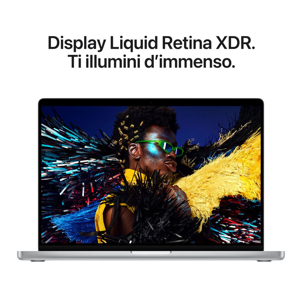 Apple MacBook Pro 16 pollici Silver con chip M5 Pro 18‑core CPU e 20‑core GPU, 24GB di memoria e SSD 2TB, display Liquid Retina XDR mazzotta.store