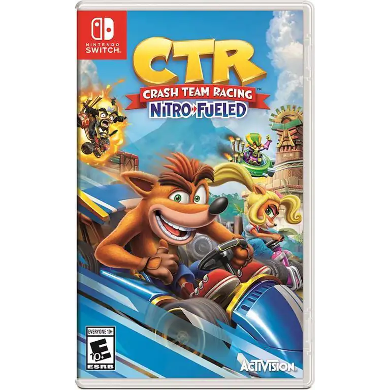 Copertina frontale del Videogioco ACTIVISION Crash Team Racing Nitro-Fueled per NINTENDO SWITCH - codice prodotto 88398IT - codice EAN 5030917269844.