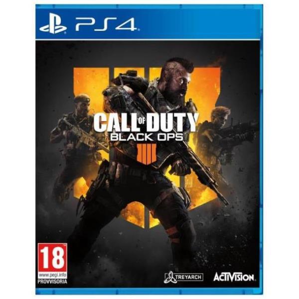 ACTIVISION PS4 CALL OF DUTY: BLACK OPS 4 88225IT - 5030917239243 copertina fronte confezione 
gioco