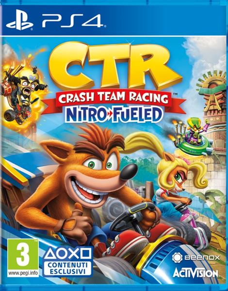 ACTIVISION PS4 CRASH TEAM RACING NITRO-FUELED codice EAN 5030917269769, codici originale del prodotto 88388IT seconda immagine copertina frontale particolari
