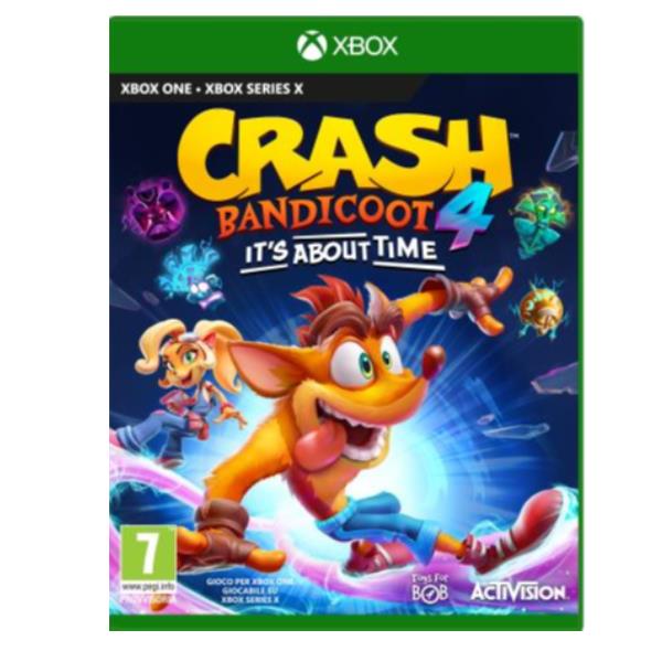 ACTIVISION XBOX ONE CRASH BANDICOOT 4 IT'S ABOUT TIME, codice EAN: 5030917291104, codice originale del prodotto. 78550IT. copertina frontale zoom.