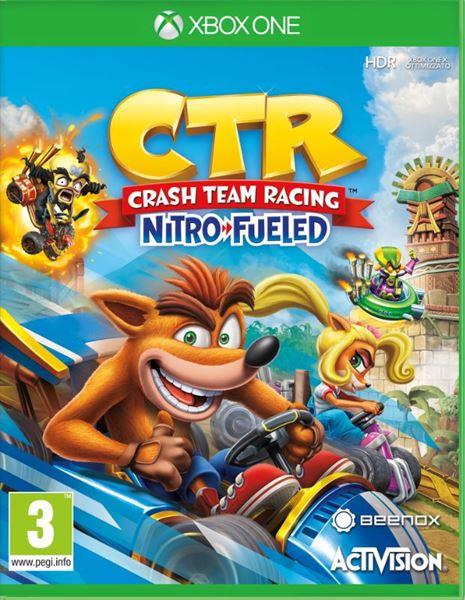 ACTIVISION X BOX ONE CRASH TEAM RACING NITRO-FUELED ITALIA - codice EAN 5030917269684, codice prodotto 88393IT.  locandina verticale della copertina.