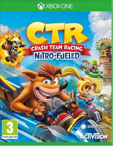 ACTIVISION X BOX ONE CRASH TEAM RACING NITRO-FUELED ITALIA - codice EAN 5030917269684, codice prodotto 88393IT.  dettaglio e particolari della copertina e della custodia .