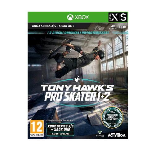 ACTIVISION XBOX X/S TONY HAWK S PRO SKATER 1+2, codice EAN: 5030917294433, codice originale del prodotto 88512IT. copertina frontale
