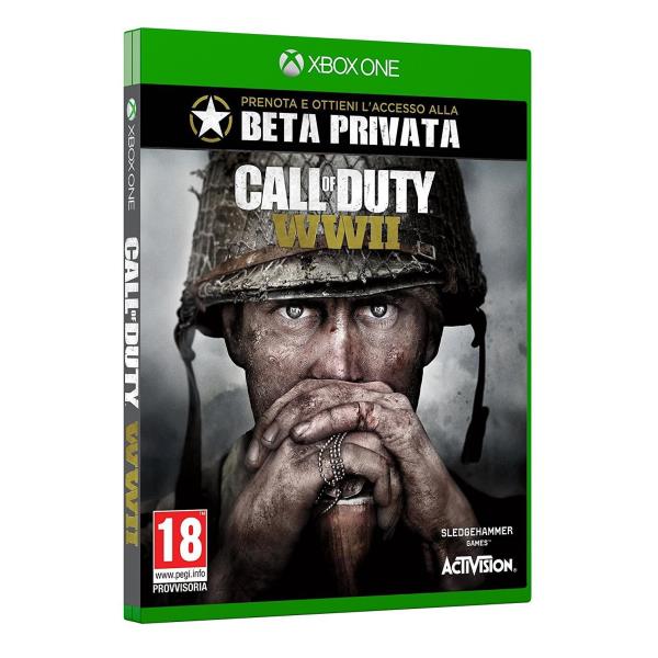 ACTIVISION XONE CALL OF DUTY: WORLD WAR 2, codice EAN: 5030917215537, codice originale del gioco 88112IT. coertina vista angolata .
