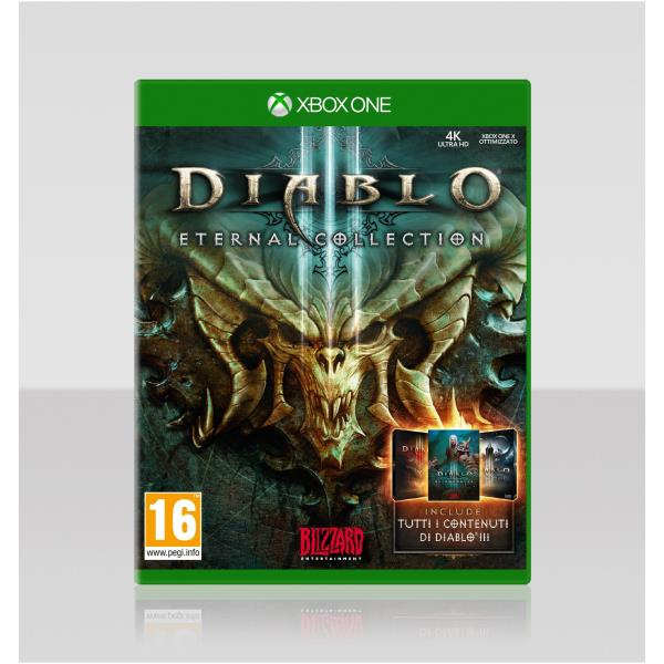 ACTIVISION XONE DIABLO 3 ETERNAL COLLECTION, codice EAN: 5030917236488, codice originale del gioco 88218IT. copertina centrale zoom contenuti.
