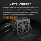 COUGAR ALIM ATLAS 750 80+ BRONZE ATX 3.1 PCIE5