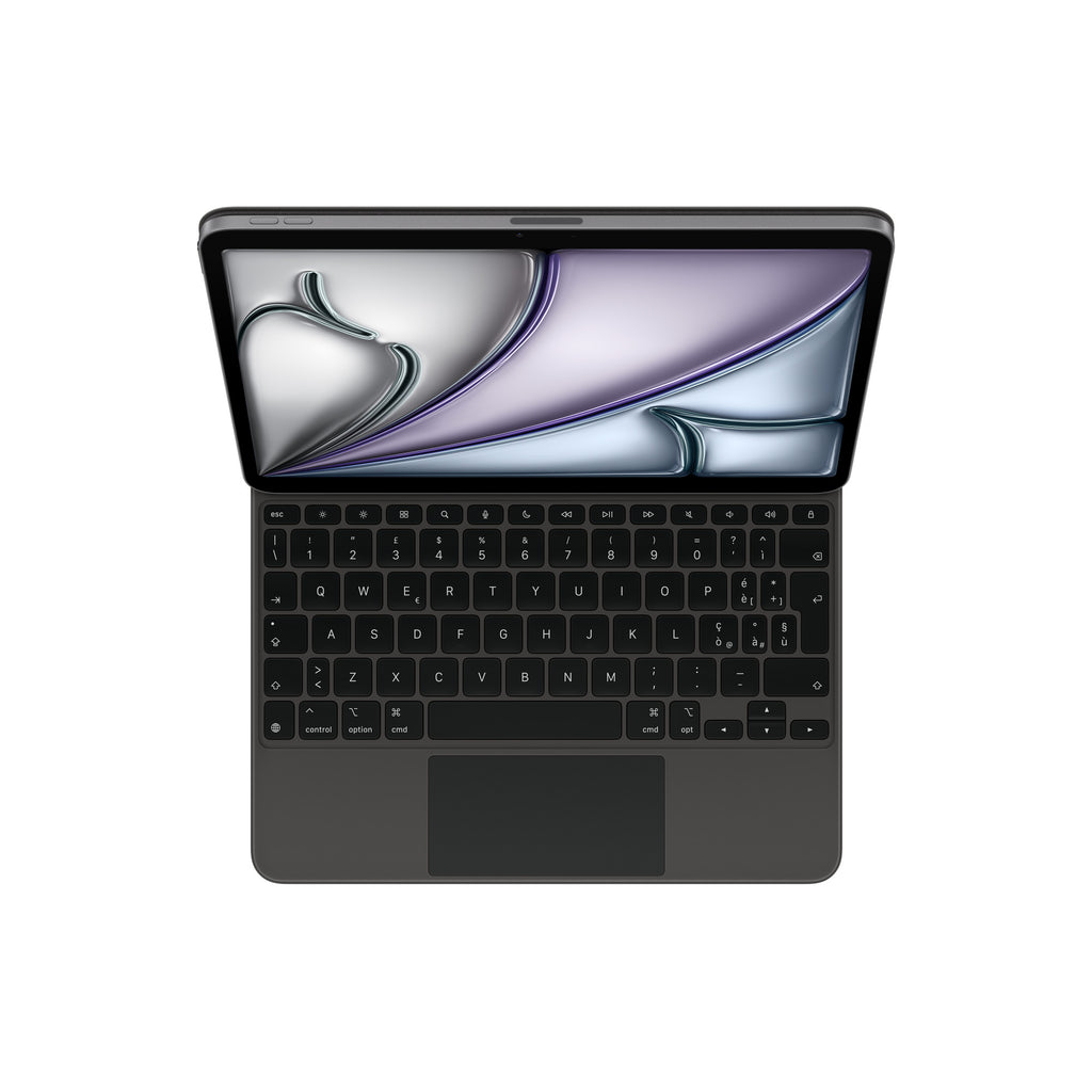 Magic Keyboard 11" – Nero – Layout Italiano, con trackpad integrato e design professionale.

Tastiera Apple Magic Keyboard 11" nera: scrittura fluida, struttura solida, stile elegante.

Versione nera 11": ideale per trasformare l’iPad Air in una vera postazione di lavoro  img-1 mazzotta.store.