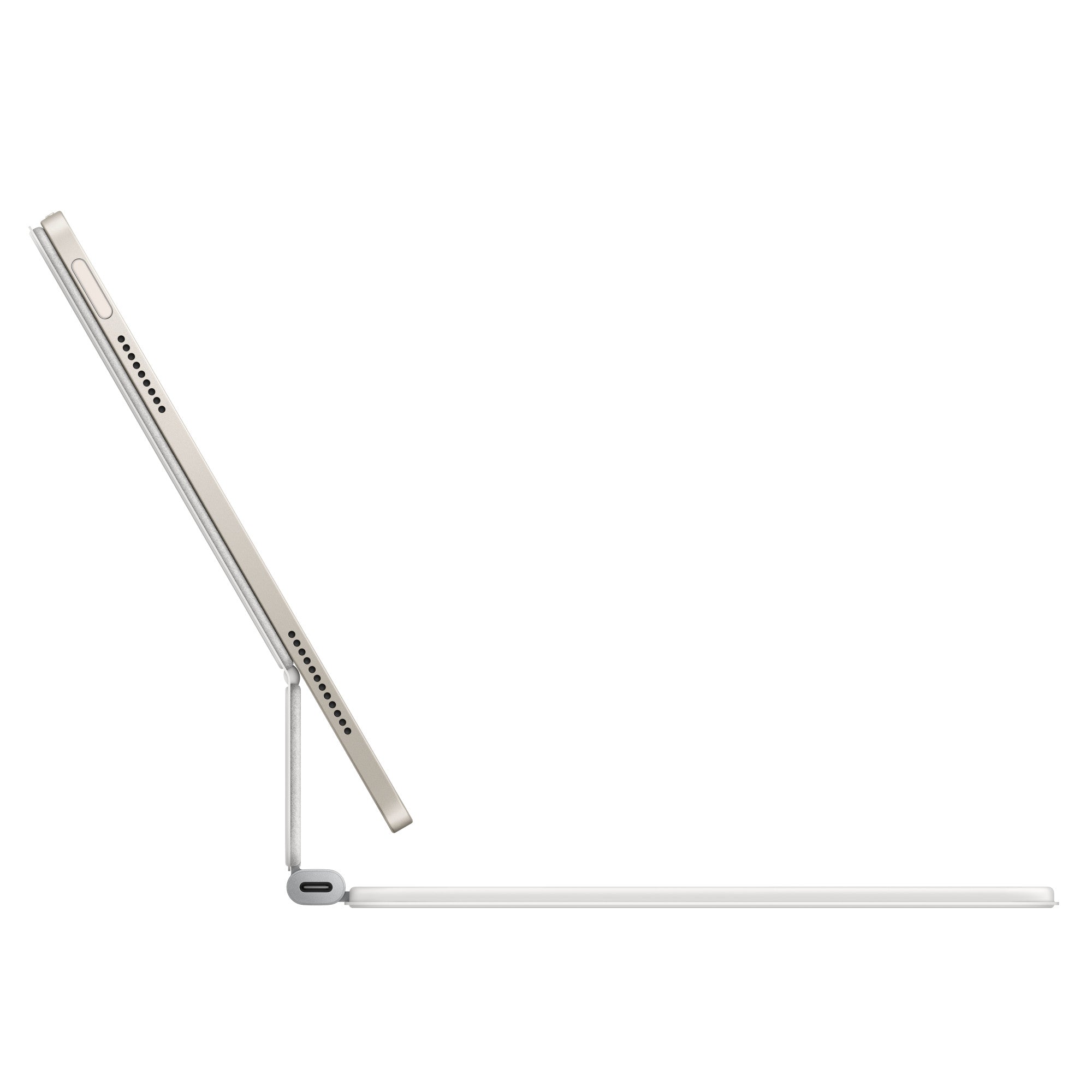 Magic Keyboard 11" – Bianco – Layout Italiano, luminosa e moderna, con trackpad integrato.

Tastiera Apple Magic Keyboard 11" bianca: design pulito e digitazione confortevole.

Variante bianca 11": perfetta per un setup minimal e raffinato. mazzotta.store