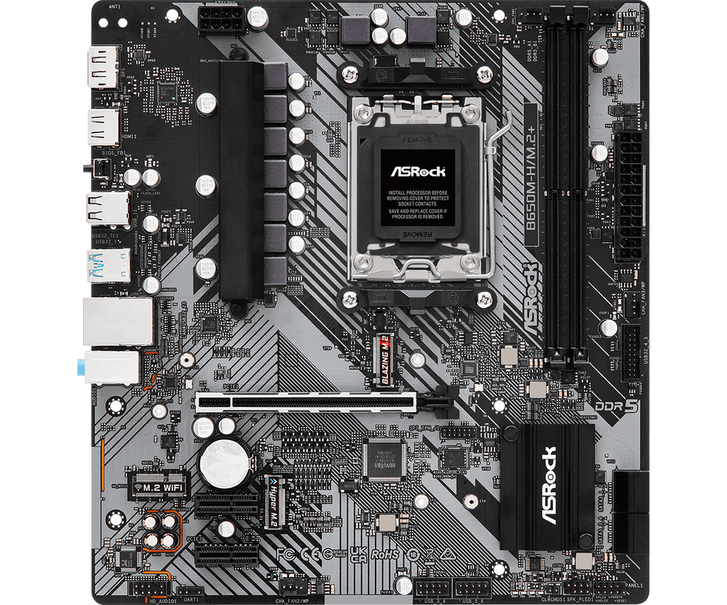 MB ASROCK B650M-H/M.2+ MATX  AM5