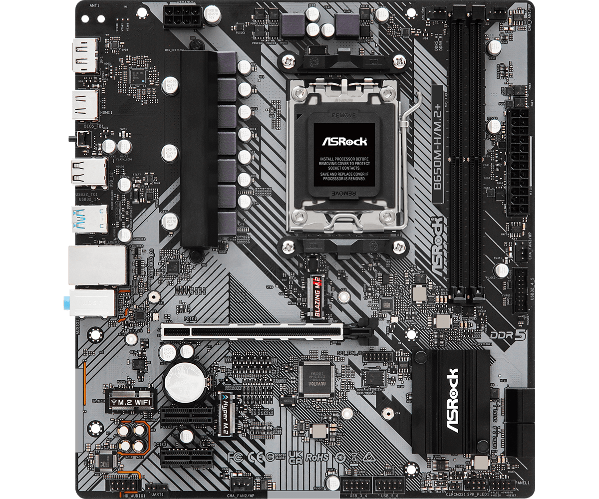 MB ASROCK B650M-H/M.2+ MATX  AM5