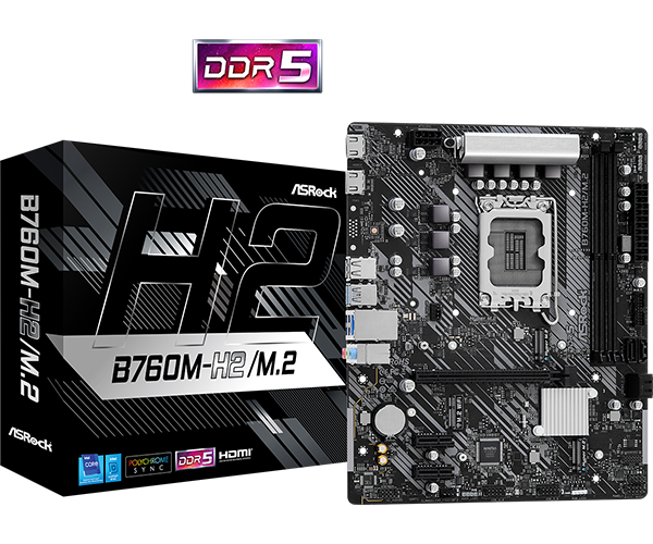 MB ASROCK B760M-H2/M.2 MATX S1700