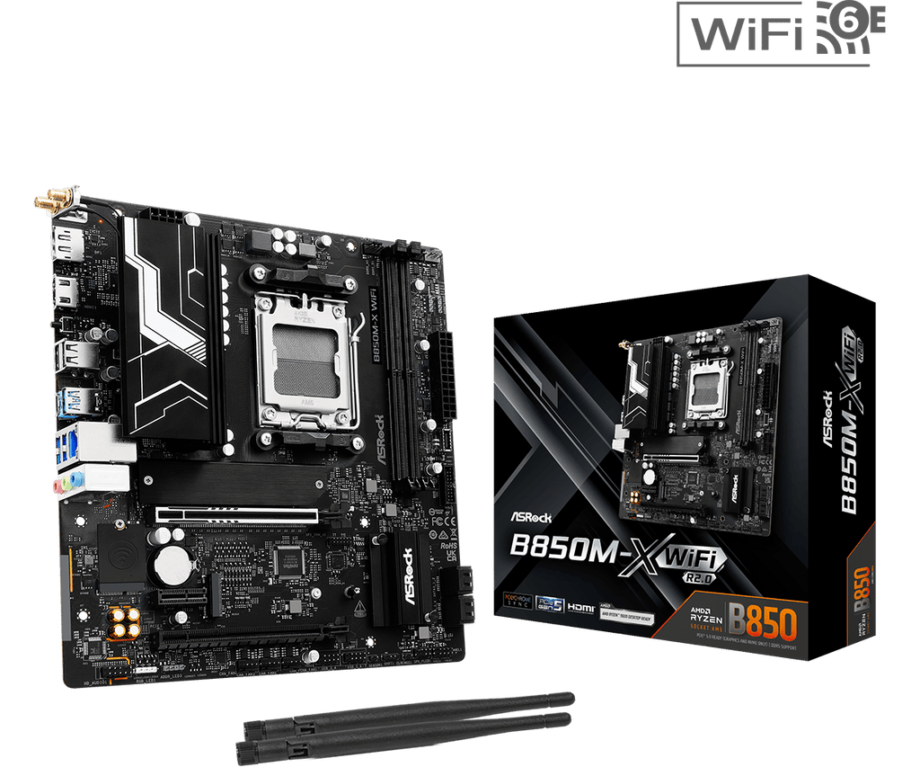 MB ASROCK B850M-X WIFI R2.0 MATX AM5