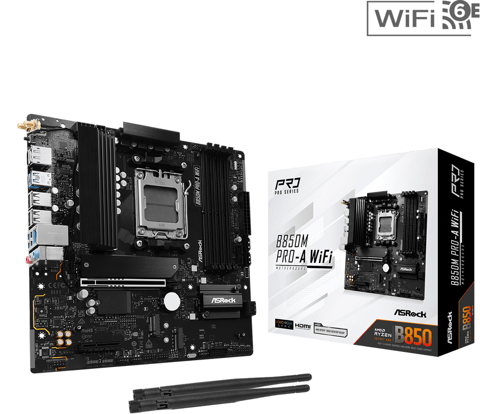 MB ASROCK B850M PRO-A WIFI MATX AM5