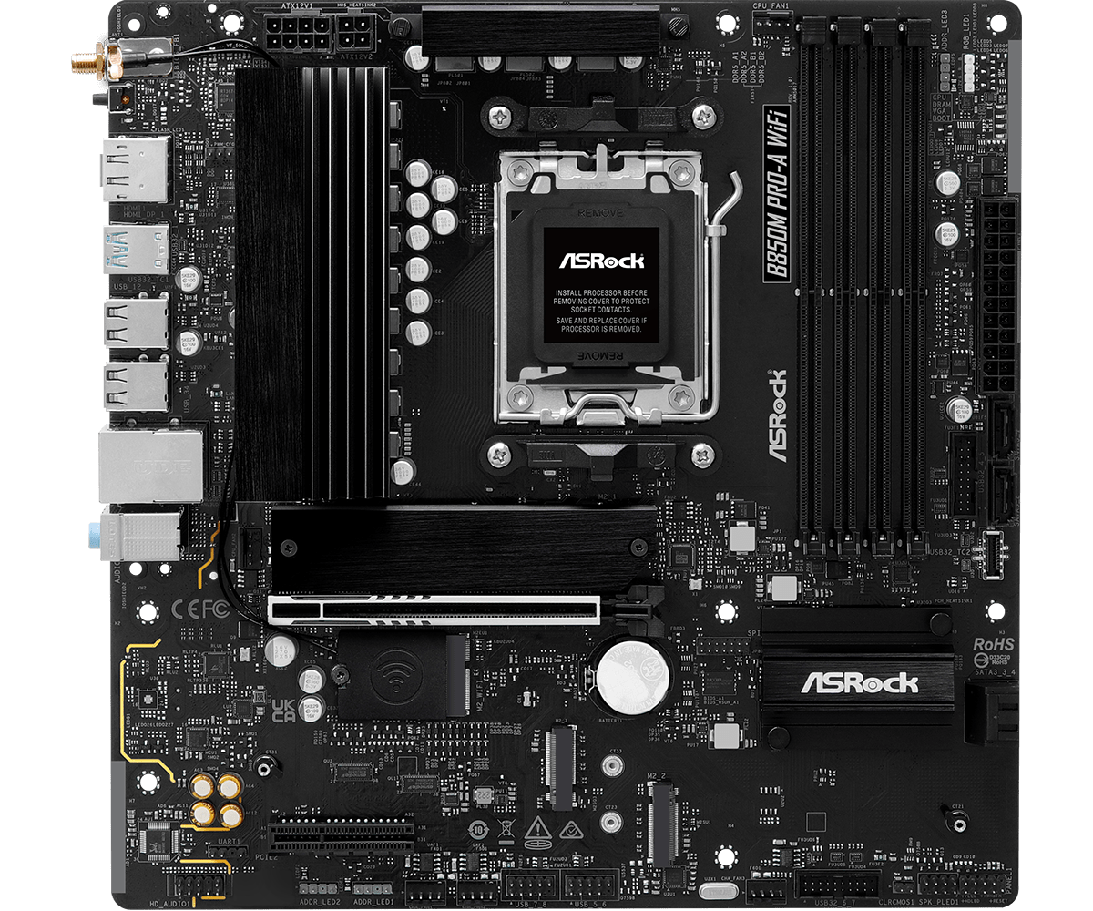 MB ASROCK B850M PRO-A WIFI MATX AM5
