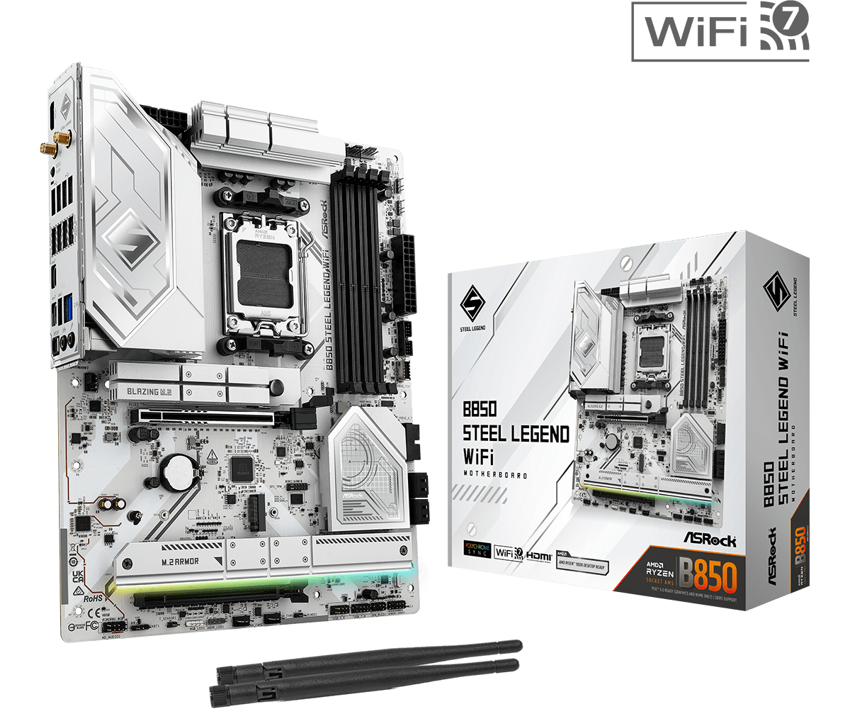 MB ASROCK B850 STEEL LEGEND WIFI