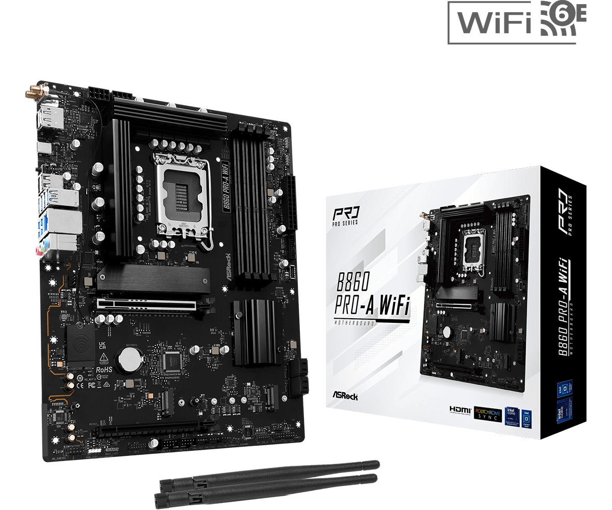 MB ASROCK B860 PRO-A WIFI S1851
