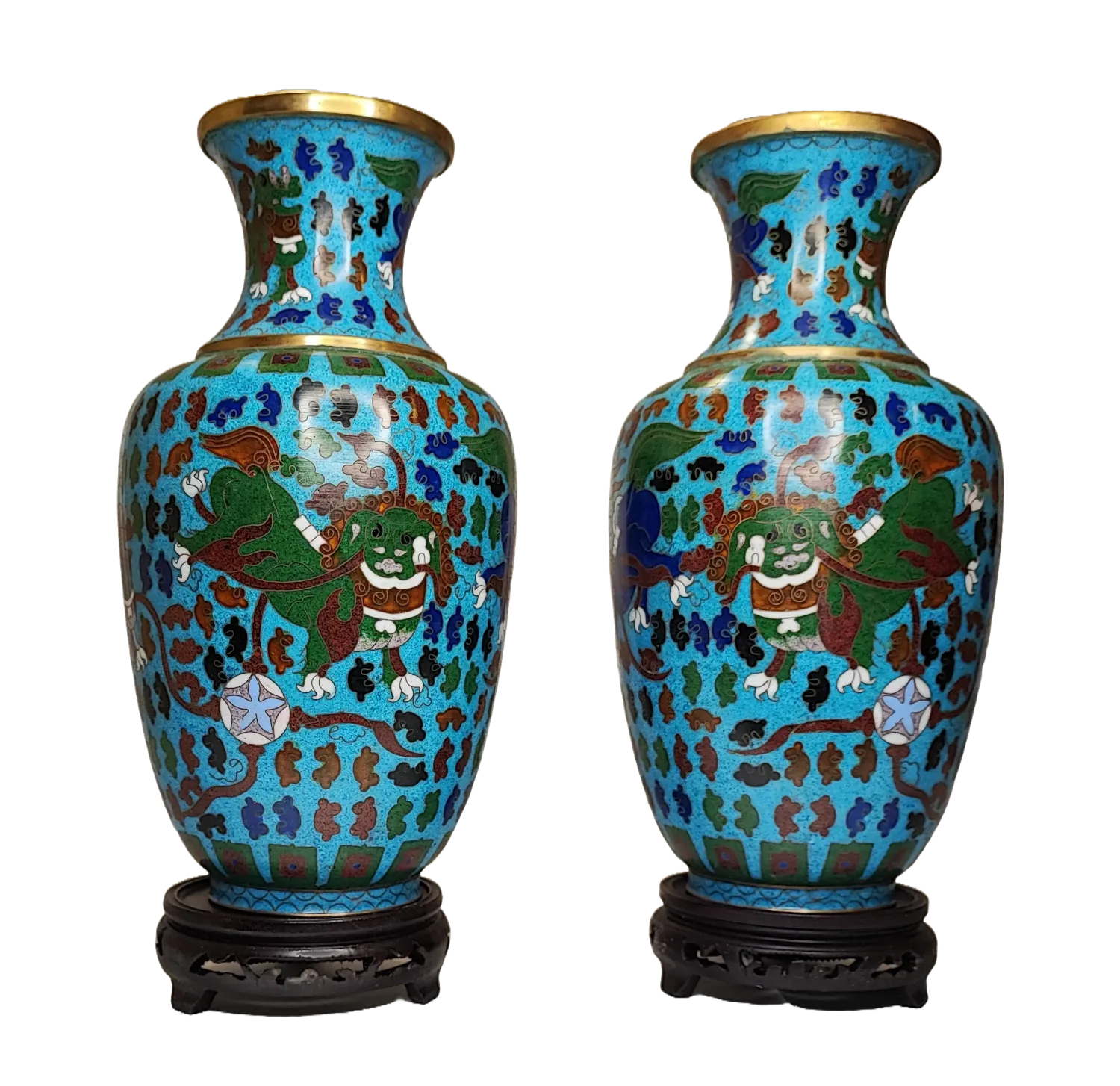 Vaso esagonale Ginger Jar in porcellana cinese, motivi floreali policromi. Marchio Made in Macau, scritta  Qing “清德裕製”, anni ’50–’70, mazzotta.