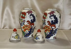 Vaso da zenzero (Ginger Jar) esagonale in porcellana – marchio evocativo Qing, made in Macao