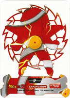 Carta da collezione Dragon Ball Z New Edition Super 3D n. 7 - Gohan Lamincards edibas.
