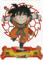 DBZ-NE-S-3D-011 - Gohan - Dragon Ball Z New Edition Super 3D n. 11 Lamincards edibas.

