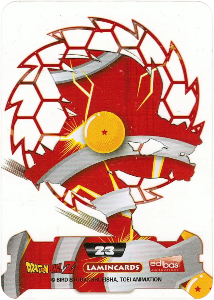 Carta da collezione Dragon Ball Z New Edition Super 3D n. 23 - Goten Lamincards edibas.
