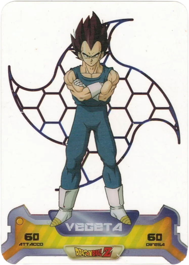 DBZ-NE-S-3D-048 - Vegeta - Dragon Ball Z New Edition Super 3D n. 48 Lamincards edibas.
