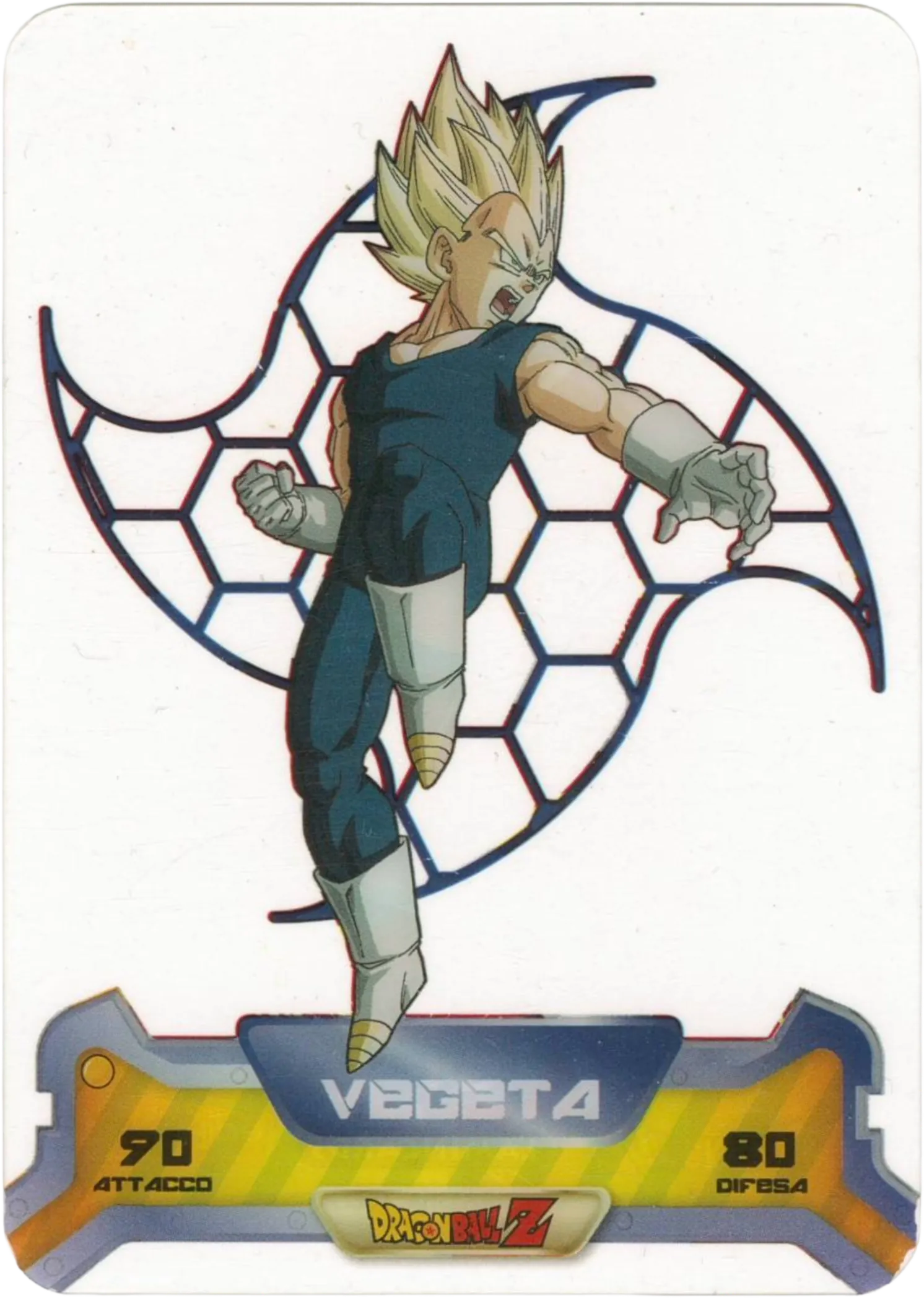 DBZ-NE-S-3D-051 - Vegeta - Dragon Ball Z New Edition Super 3D n. 51 Lamincards edibas.
