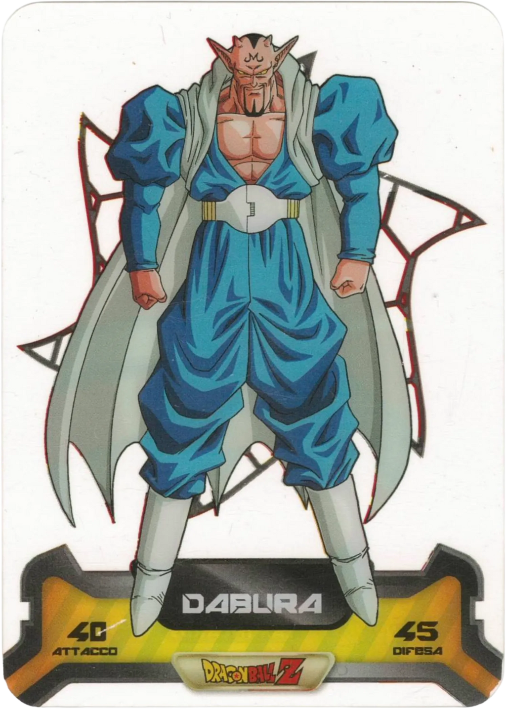 DBZ-NE-S-3D-073 - Dabura - Dragon Ball Z New Edition Super 3D n. 73 Lamincards edibas.
