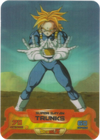 DBZ-NE-S-3D-152 - Trunks Super Sayan - SSJ - Dragon Ball Z New Edition Super 3D n. 152 Lamincards edibas.
