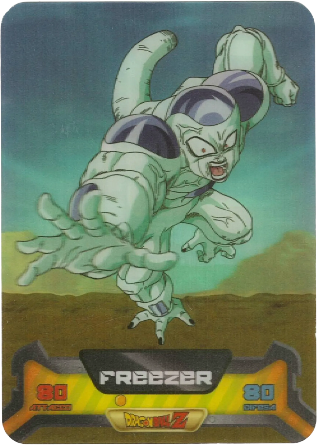 DBZ-NE-S-3D-155 - Freezer - Dragon Ball Z New Edition Super 3D n. 155 Lamincards edibas.
