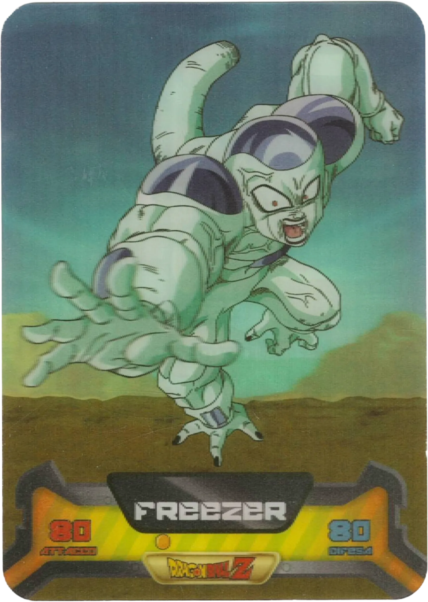 DBZ-NE-S-3D-155 - Freezer - Dragon Ball Z New Edition Super 3D n. 155 Lamincards edibas.
