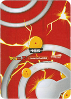 Carta da collezione Dragon Ball Z New Edition Super 3D n. 155 - Freezer Lamincards edibas.
