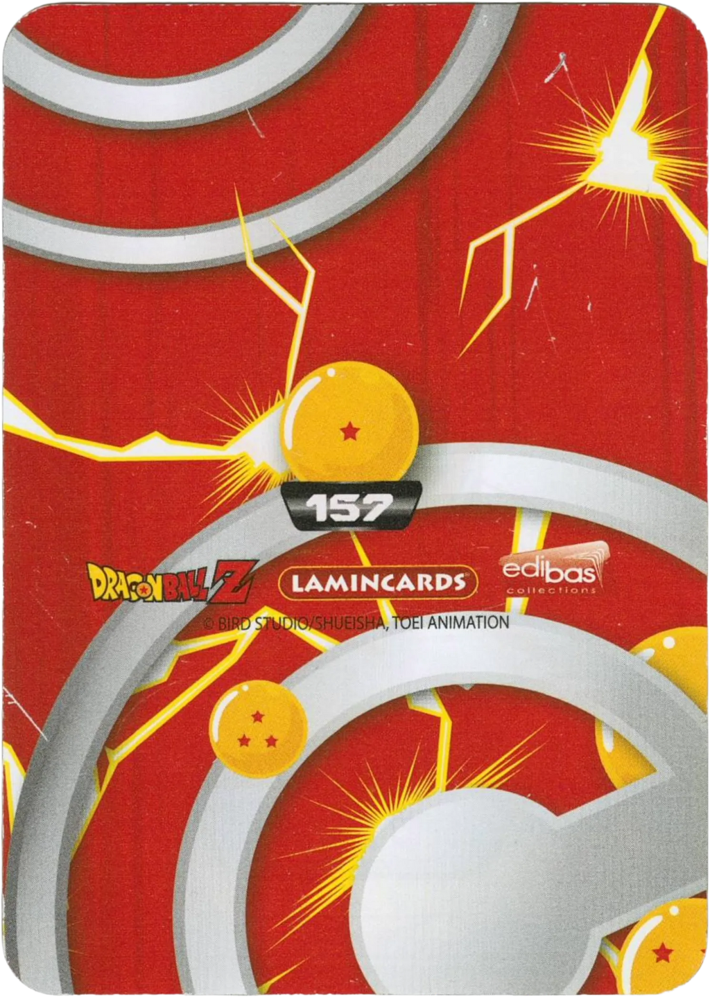 Carta da collezione Dragon Ball Z New Edition Super 3D n. 157 - Cell Perfetto Lamincards edibas.

