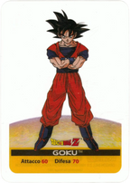 DBZ-PLT-011-GOKU-0000 img1 Lamincards da collezione Dragon Ball Z Platino n. 11 - Goku parte della serie DBZ Lamincard, con dettagli visivi e grafici del prodotto.